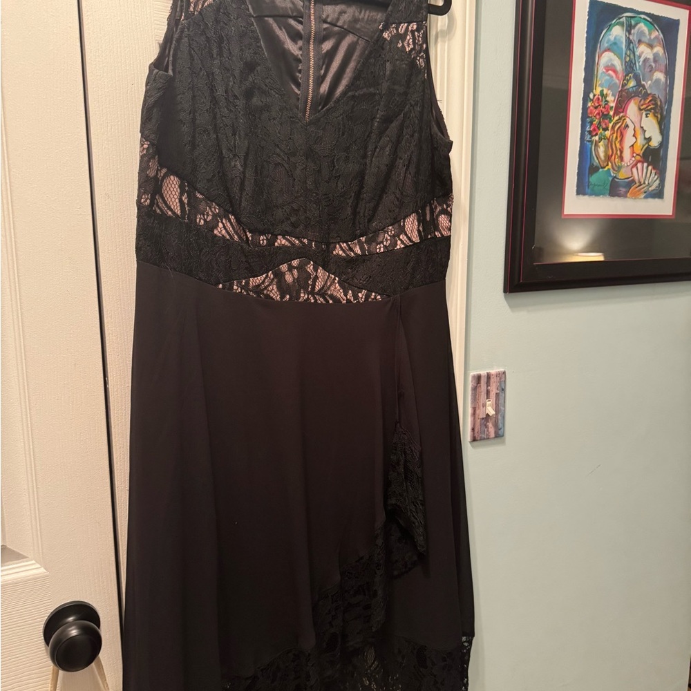 Elegant Black Lace Dress